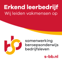 Officieel logo van erkend leerbedrijf via SBB: samenwerking beroepsonderwijs en bedrijfsleven